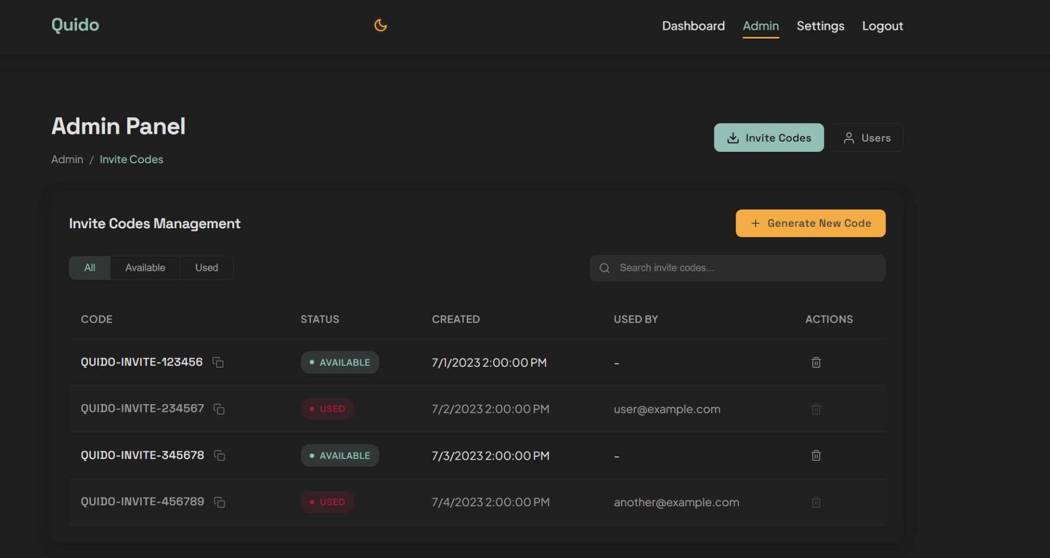 Authentication system implementation